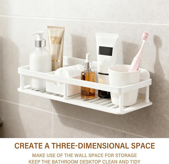 2pc Cosmetic Storage for Dresser Vanity and Bathroom Countertop, Detachable Storage Rack,No Drill Shelves for Wall, Cosmetic Display Case - Image 7