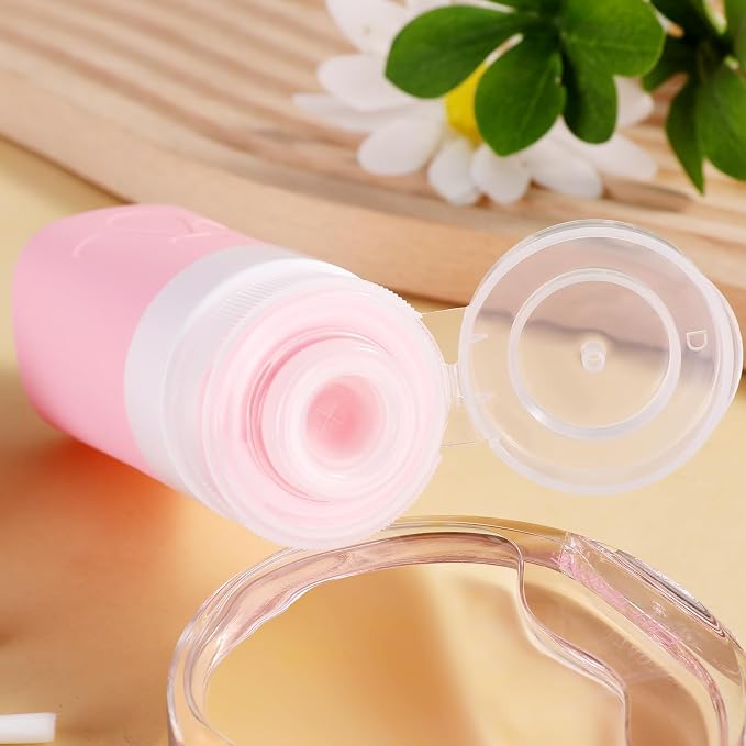 INSFIT Travel Bottles for Toiletries, TSA Approved 2oz Travel Size Toiletries, BPA Free Leak Proof Squeezable Silicone Tubes Travel Essentials for Shampoo Conditioner Lotion Soap - Image 2