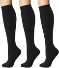 Breslatte Compression Socks for Women Men 15-20 mmHg | Graduated compression stockings knee high athletic support socks for travel running flying nurse pregnant by Breslatte