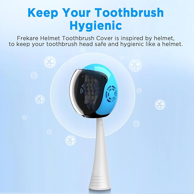 Frekare Toothbrush Covers Caps Brush Pod Case Protector For Travel 4 pack | Helemt Style Toothbrush Case Protector Fits Most Manual and Electric Tooth Brushes For Bathrooms Household - Image 4