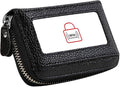 Women's RFID Blocking 12 Slots Credit Card Holder Leather Accordion Wallet by Cynure