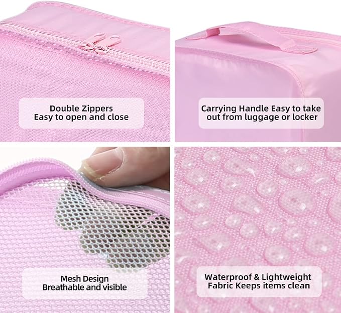 JJ POWER Travel Packing Cubes, Luggage Organizers with Shoe Bag - Image 4