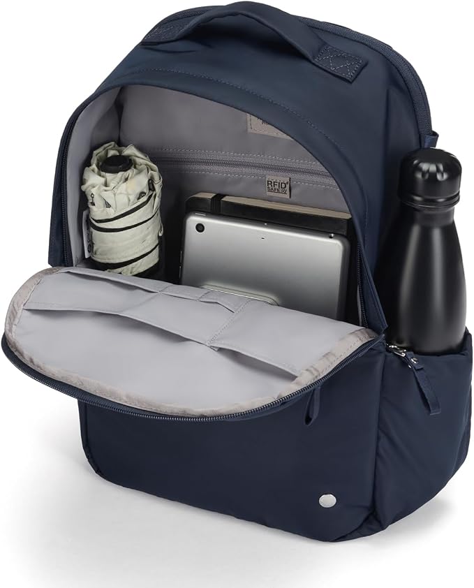 Pacsafe W 10L Anti Theft Backpack, Navy - Image 6