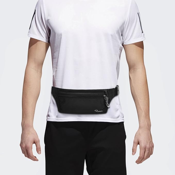 Ryaco Money Belt, Slim Passport Holder RFID Blocking Hidden Wallet Travel Essentials Pouch for Women Men With Adjustable Strap Waist Bag to Protect Cash, Credit Cards and Documents - Image 6