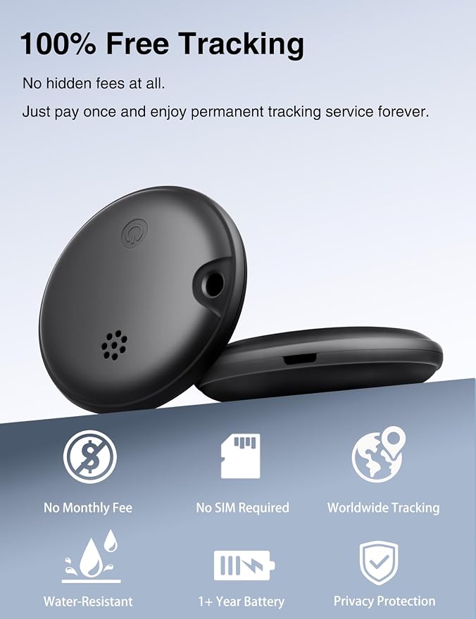 GPS Tracker Device for Car and Vehicles: No Subscription & SIM Card Tracker, Mini Hidden Undetectable Anti-Theft Tracking Device with Free App, Android and iPhone - Image 2