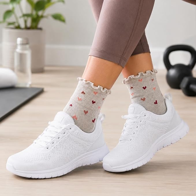 Dr. Motion Compression Quarter Socks For Women With Enhanced Cushion And Breathable Arch Support 6 Pairs - Image 2