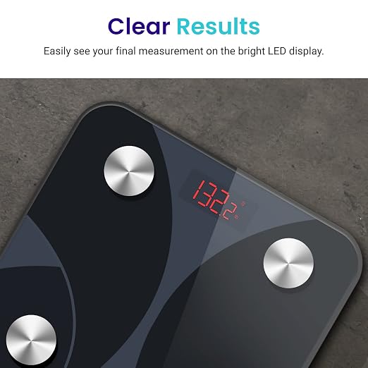 Etekcity Smart Scale for Body Weight and Body Fat, FSA Eligible, Ash-black | HSA eligible, digital bathroom scale tracks body fat, BMI and body composition, with Bluetooth measurements up to 400 lb - Image 9