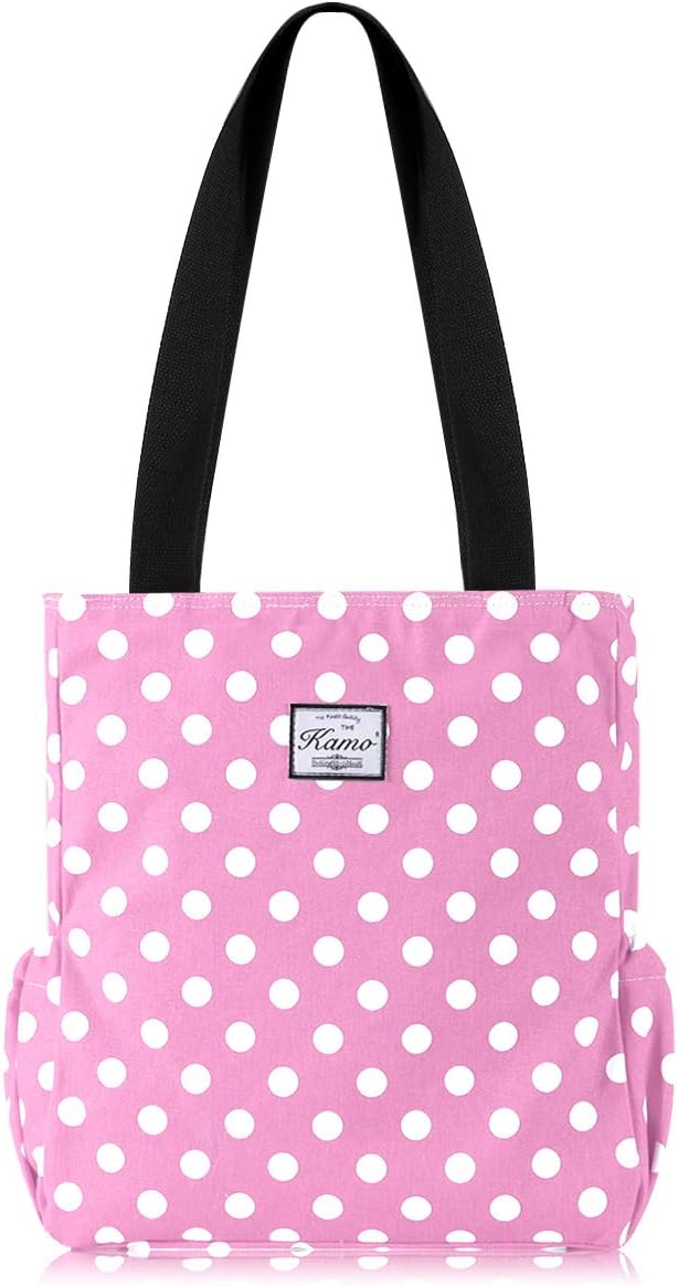 KAMO Floral Tote Bag - Waterproof Lightweight Handbags Travel Shoulder Bag for Hiking Yoga Gym Swimming Travel Beach by KAMO