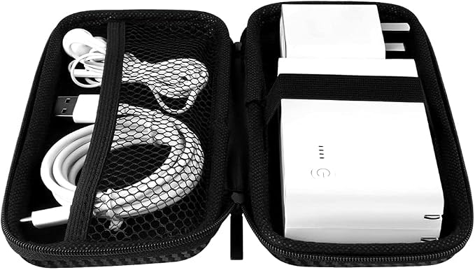 iMangoo Travel Essential Electronics Organizer Charger Case Carrying Pouch | 6.5x3.2x1" Power Bank Tech Accessories Protective Storage Shockproof Portable Purse Men Women School Office Trips Must Have - Image 5