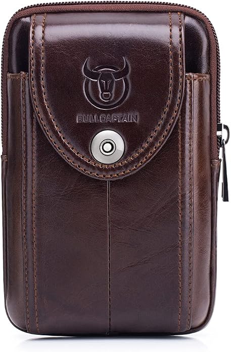 Leather Waist Pack Phone Belt Bag for Men Loop Holster Wallet Cellphone Case Pouch Pack Clip Money Purse - Image 7
