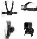 BRDRC Accessories Kit for GoPro, Head Chest Mount Strap Harness Backpack Clip Holder Wrist Strap, 360°Rotating Adapter + Quick Release for DJI Action 5 Pro 4 3, for Go Pro Hero Camera Accessory Bundle by BRDRC