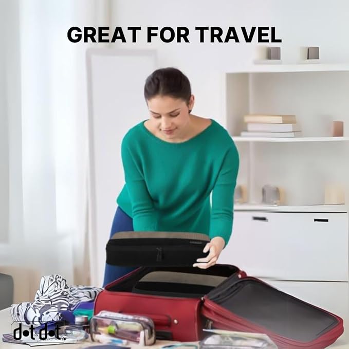 Large Packing Cubes for Travel - 5pc Packing Cubes for Suitcases - Lightweight Luggage Organizer Bags (Non-Compression) - Image 7