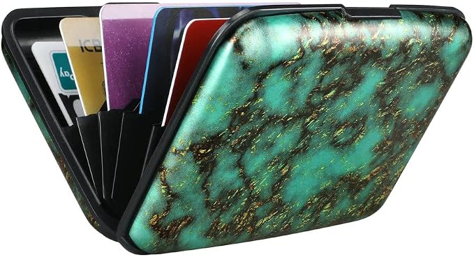 RFID Aluminum Wallet Credit Card Protector Case Holder for Men Women | Mini RFID Aluminum Wallet Credit Cards Holder Business Card Case Metal ID Case for Men Women - Image 6