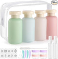 18 Pack Travel Bottles for Toiletries Leak Proof | Refillable, Plastic Travel Containers, BPA Free, Travel Essentials, for Shampoo Conditioner Lotion Liquids by Unknown