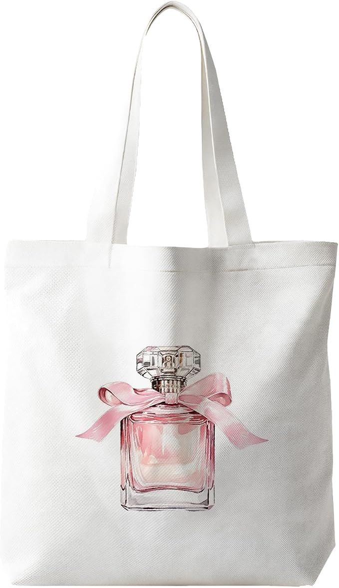 JINYO Preppy Canvas Tote Bag, Inspirational Tote Bags for Women by JinYo