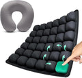 Inflatable Travel Cushion & Neck Pillow – Airplane Seat Cushion with 3D Air Cell, Chair Cushion for Office, Non-Slip Waterproof Pad, Wheelchair, Flight Seat Cushion, Travelling Cushion by Unknown