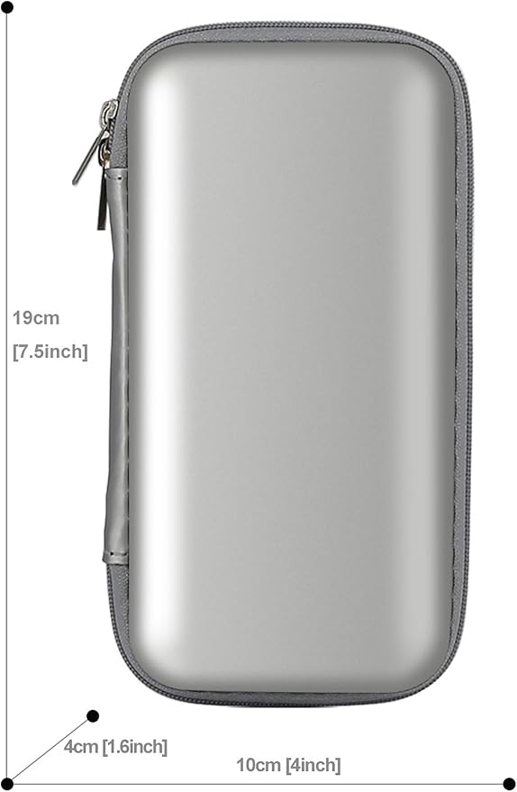 iMangoo Travel Essential Electronics Organizer Charger Case Carrying Pouch | 6.5x3.2x1" Power Bank Tech Accessories Protective Storage Shockproof Portable Purse Men Women School Office Trips Must Have - Image 6