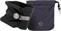 Trtl Pillow - Scientifically Proven Neck Support Travel Pillow for Airplanes - Lightweight and Machine Washable - Ergonomic Design for Traveling on Cars and Trains - Black by Trtl