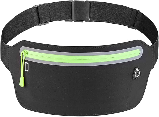 Running Belt,Slim Running Fanny Pack Waterproof Runner Workout Exercise Phone Waist Pack Belt Pouch Bags for Women Men iphone Gym by Baitoo