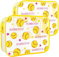 TSA Approved Toiletry Bag-2Pack,Clear Makeup Bags | Clear Travel Bags for Toiletries, Carry on Airport Airline Compliant Bag,Baseball by Unknown