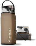 Collapsible Lightweight Silicone Water Bottle (600ml, Brown) | BPA Free, Eco-Friendly, Medical Grade | Leakproof Bottle for Sports, Travel, Hiking, Gym, Outdoor Adventures and Daily Use by Unknown
