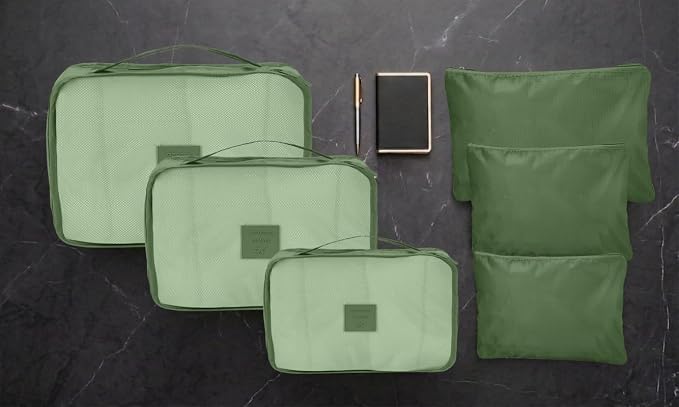 GForce 6 Piece Deluxe Traveling Set in Dill Green - Image 6