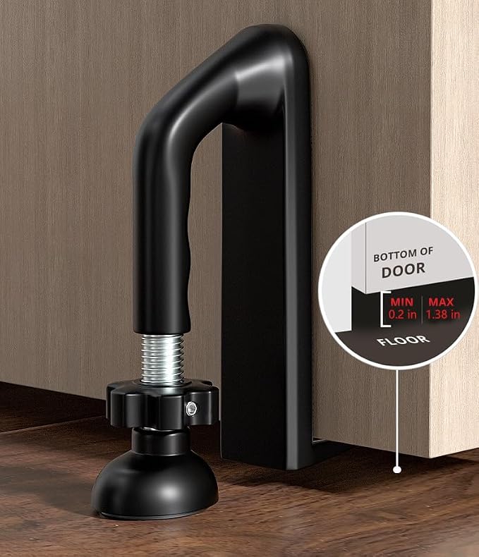 Portable Door Lock for Travel,​Door Stopper Security for Hotels/Apartments - Reinforced Locking Device for Extra Safety for Women, Solo Travelers & Kids. (red) - Image 6