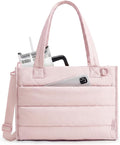 BAGSMART Small Tote Bag for Women, Work Teacher Bag with Zipper Closure by BAGSMART