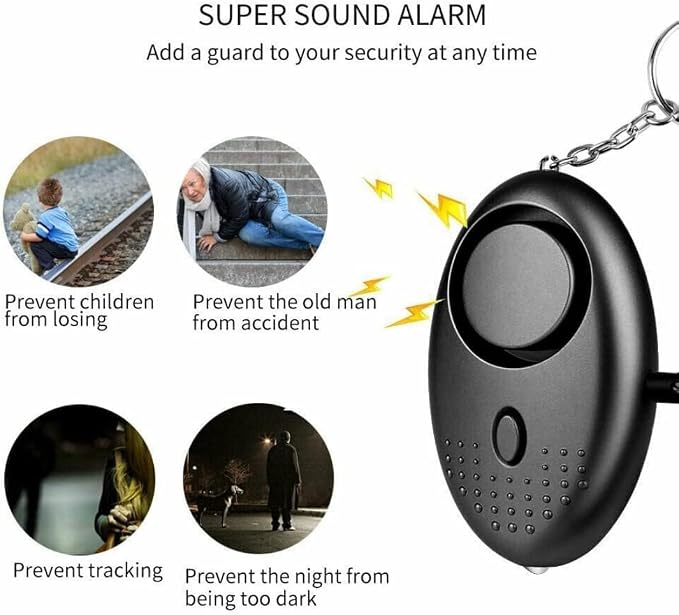 Personal Safety Alarm for Women, Girls, Children and Elderly | 140DB Siren, Police Approved, LED Light Torch, Reusable Keychain - Image 3