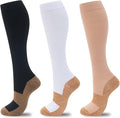fenglaoda Compression Socks for Women Men 3 Pairs Graduated Compression Support Circulation Socks for Nurses by fenglaoda