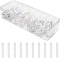 Cable Organizer Storage Box Plastic Cable Cord Management Box Power Cord Organizer Case with 10Pcs Rubber Ties for Office, Home, Desk Accessories Storage Stationery Supplies by WIWAPLEX