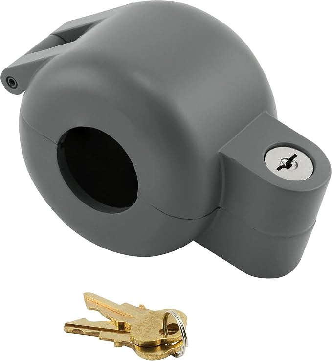 Prime-Line S 4180 Door Knob Lock-Out Device, Gray, Single Pack by Prime-Line