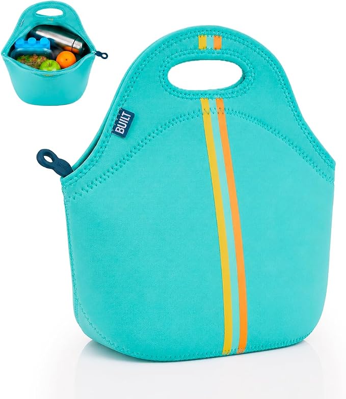 Built Gourmet Getaway Neoprene Lunch Bag - Blue Cockatoo by Built