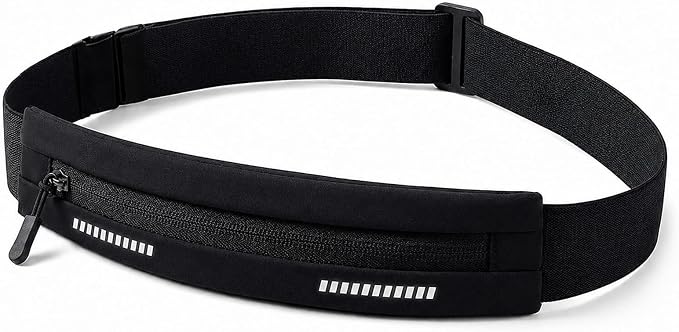 Running Belt for Women, No Bounce Phone Holder (Black) by Entchin