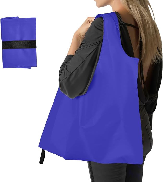 Foldable Shopping Bag, Reusable Grocery Bag Holder, Tote Bags by Unknown