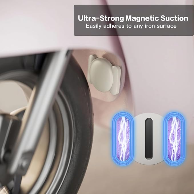 GPS Tracker for Vehicles, 1PCS Real Time Tracker Device for Vehicles, GPS Tracker Work with Find My (iOS Only), MINI Magnetic Car Tracker Device Hidden, No Monthly Fee, Waterproof, White - Image 5