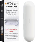 Oral-B Pro 1000 Plastic Travel Case, Compatible with Oral-B Pro 1000/1500/2000/3000/3500/Vitality Electric Toothbrush Only, Hard Protective Cover, Portable Toothbrush Holder (Gray) by wober