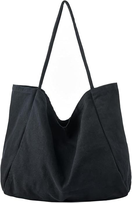Canvas Tote Bag for Women Large Hobo Shoulder Bag for Work Travel Casual Message Bag Tote Purse handbags by YAVCOOL