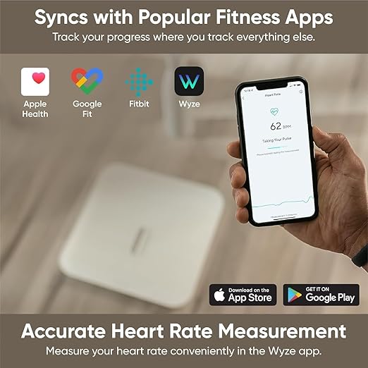 Wyze Smart Scale X Digital Bathroom Scale for Body Weight and Fat(White) | BMI Muscle Mass Body Composition Scale, ITO Glass, Baby/Pet/Luggage Modes, Batteries Included, Syncs with Fitness Apps - Image 5
