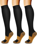 3 Pack Medical Compression Sock-Compression Sock For Women and Men Circulation -Best for Running,Nursing,Athletic Sports by LaiteHebe