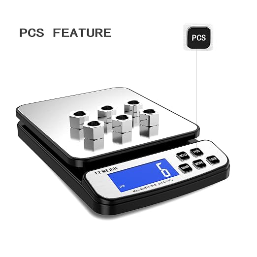 Digital Shipping Scale 110 lbs x 0.1oz with Hold/Counting Function/Tare,Stainless Steel Platform Small Mail Scale for Package,Postal,Food,Postage,Offices and Kitchen - Image 5
