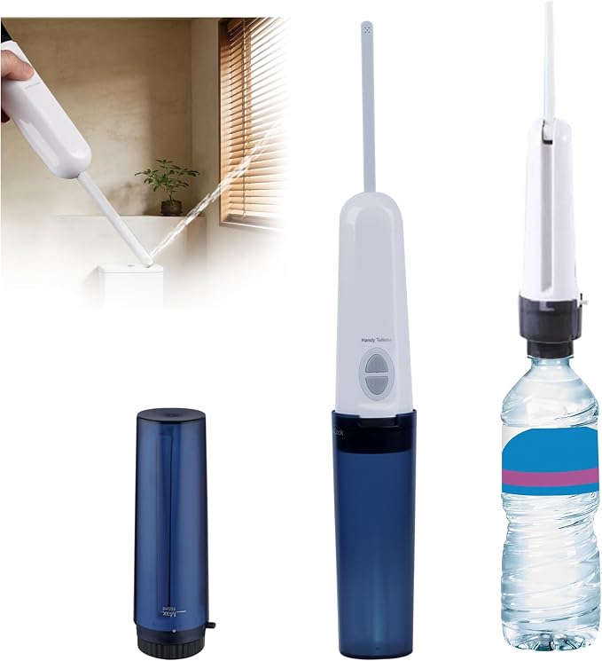 Hibbent Portable Bidet for Travel, High Pressure Handheld Electric Sprayer, Rechargeable Travel Bidet for Women & Men, Personal Hygiene Cleaning, Soothing Postpartum Care, Blue by Hibbent