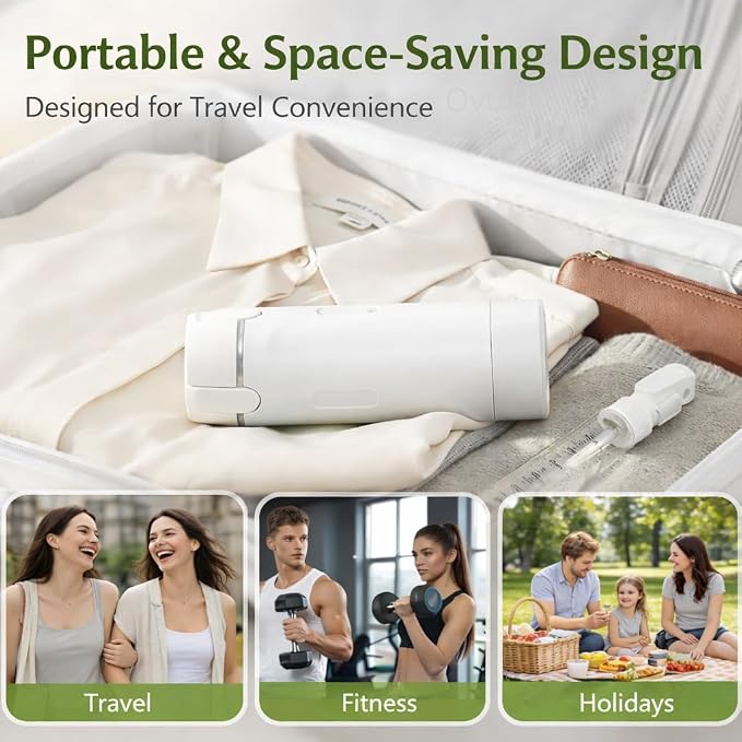 4-in-1 Travel Bottles for Toiletries, Travel Pump Bottle，Leak-Proof Shampoo Conditioner Lotion Dispenser with Pump, Compact No-Spill Toiletry Containers for Travel & Business Trips (White) - Image 7