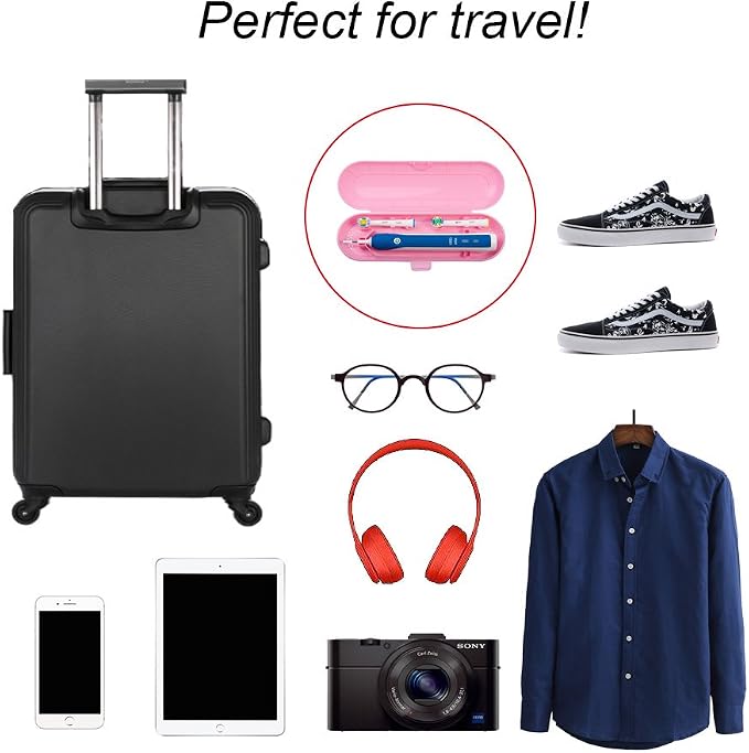 Nincha Portable Replacement Plastic Electric Toothbrush Travel Case for Oral-B Pro Series - Image 7
