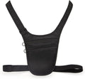 Money Belt for Travel Anti-Theft Crossbody Passport Holder for Women Men Hidden Slim Neck Wallet Under Clothes (Black) by LongKeeper