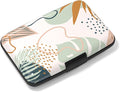 Rimilak Aluminuml Credit Card Holder,Boho Plants | Mini Credit Card Wallet RFID Blocking Slim Metal Hard Case for Women Men by Rimilak