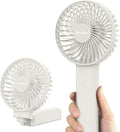 EasyAcc Handheld Fan, 5000 Battery Operated Portable Fan [ 4 Speed 20 Hours Powerful Hand Table Fan ] One Touch Power Off Foldable USB Desk Fan for Home Travel Outdoor by EasyAcc