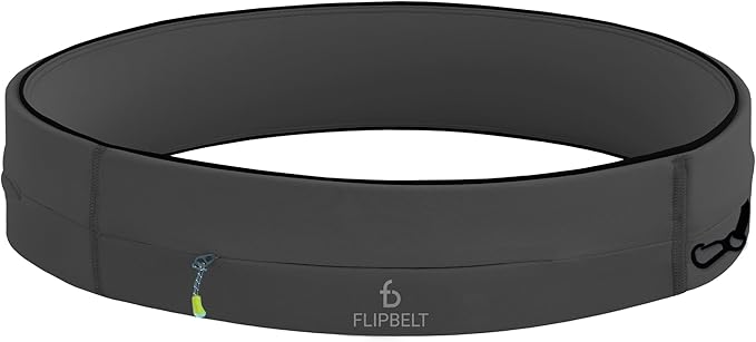 FlipBelt Zipper Running Belt, Waist Pack for Fitness and Running, US Company by FlipBelt