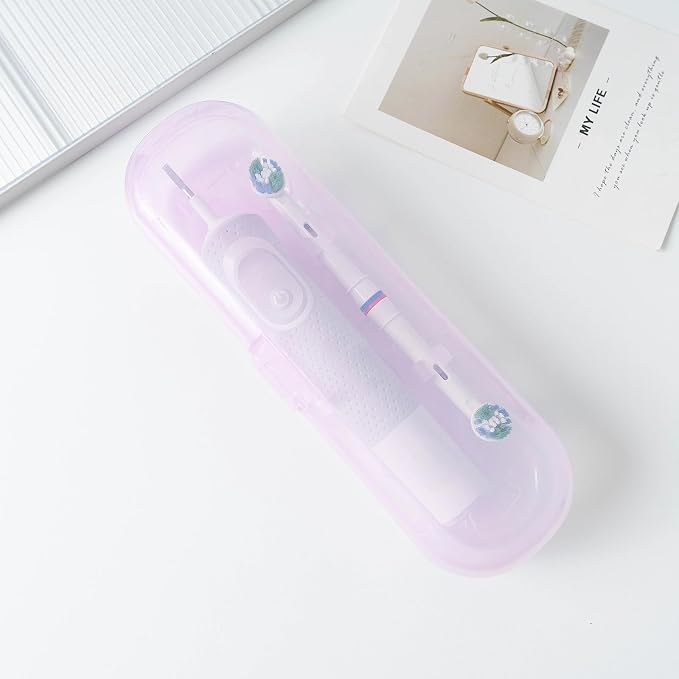 Newly upgraded toothbrush travel case, suitable for Oral-B/Oral-B Pro/Philips Sonicare/Aquasonic toothbrush, travel electric toothbrush box (pink) - Image 7
