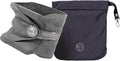 Trtl Pillow - Scientifically Proven Neck Support Travel Pillow for Airplanes - Lightweight and Machine Washable - Ergonomic Design for Traveling on Cars and Trains - Grey by Trtl